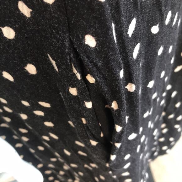 Anthropologie Maeve Black Lilt Swing High Neck Rayon Dress Women's Size Small - Picture 7 of 11